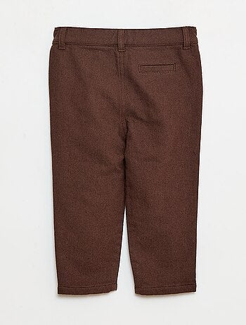 Pantaloni in twill con 2 vere tasche