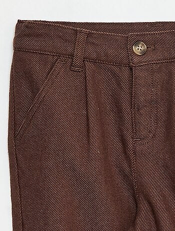 Pantaloni in twill con 2 vere tasche