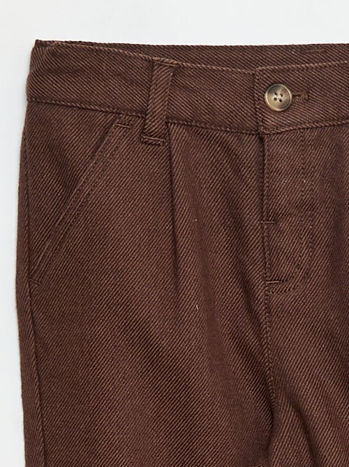 Pantaloni in twill con 2 vere tasche - Kiabi
