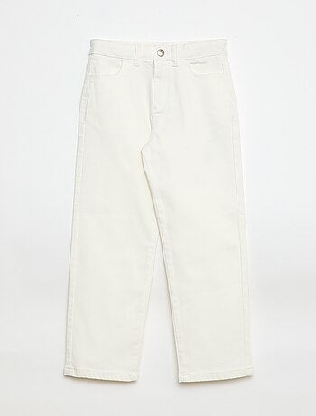 Pantaloni in twill con apertura a pressione - Taglio più confortevole