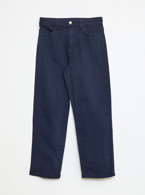 Pantaloni in twill con apertura a pressione - Taglio più confortevole - Kiabi