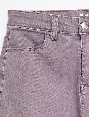 Pantaloni in twill con apertura a pressione - Taglio più confortevole