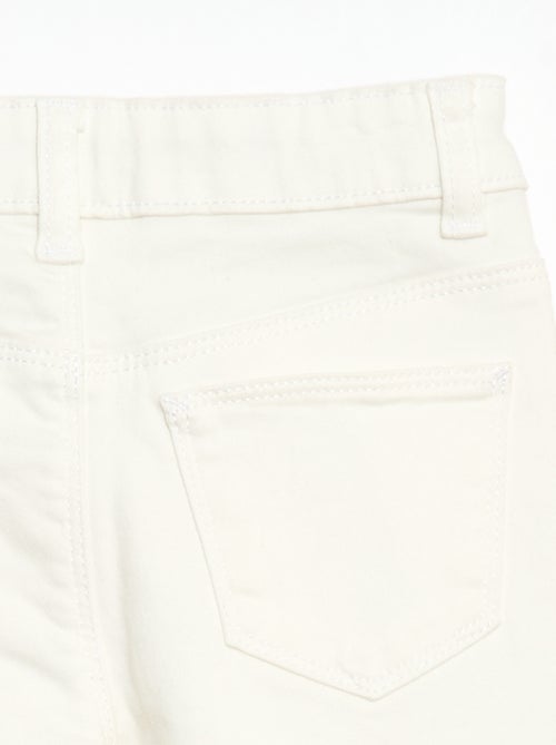 Pantaloni in twill con apertura a pressione - Kiabi