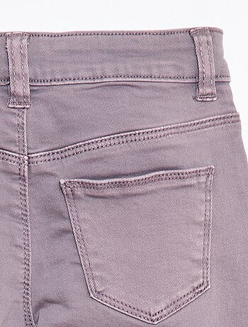 Pantaloni in twill con apertura a pressione