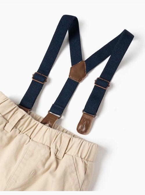 Pantaloni in twill con bretelle - Kiabi Pantaloni in twill con bretelle - Kiabi