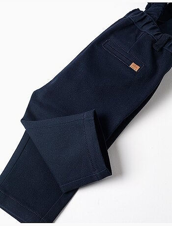 Pantaloni in twill con bretelle