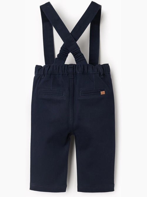 Pantaloni in twill con bretelle - Kiabi