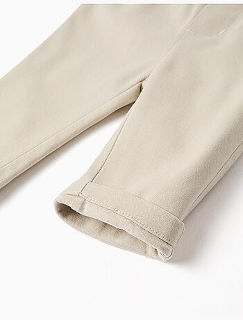 Pantaloni in twill con bretelle rimovibili