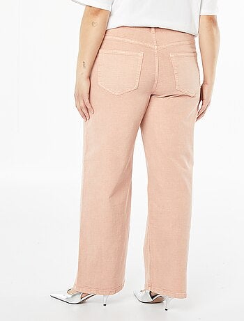 Pantaloni in twill con cintura sottile da annodare