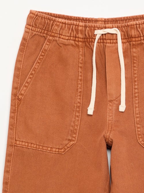 Pantaloni in twill con coulisse - Kiabi Pantaloni in twill con coulisse - Kiabi