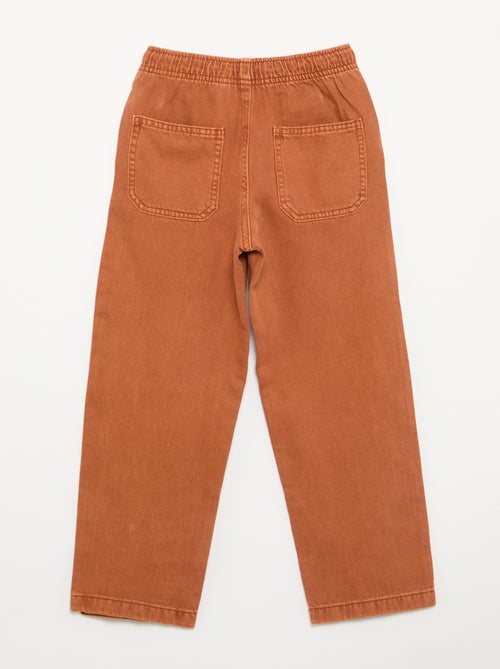 Pantaloni in twill con coulisse - Kiabi Pantaloni in twill con coulisse - Kiabi