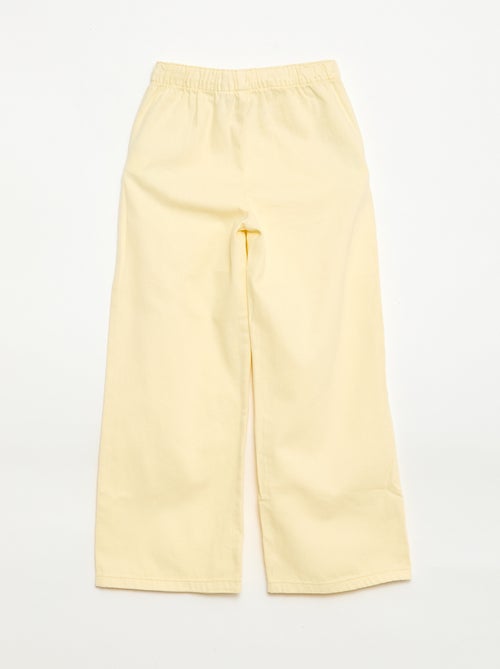 Pantaloni in twill con coulisse - Kiabi