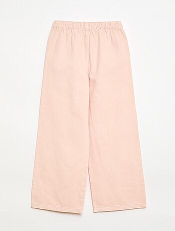 Pantaloni in twill con coulisse