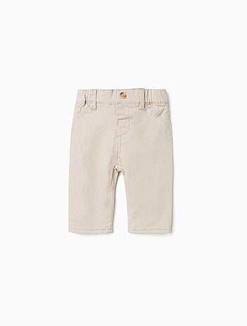 Pantaloni in twill con fodera