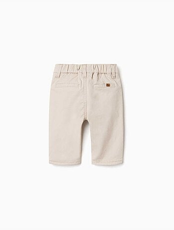 Pantaloni in twill con fodera