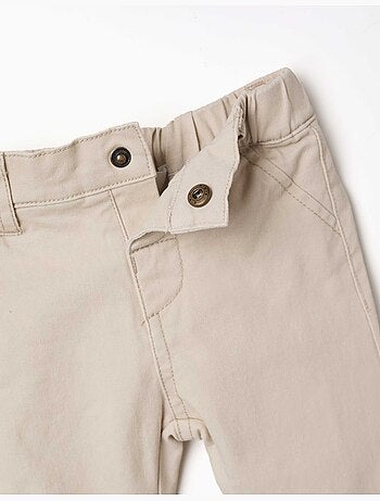 Pantaloni in twill con fodera
