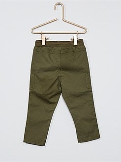Pantaloni in twill di cotone - Kiabi