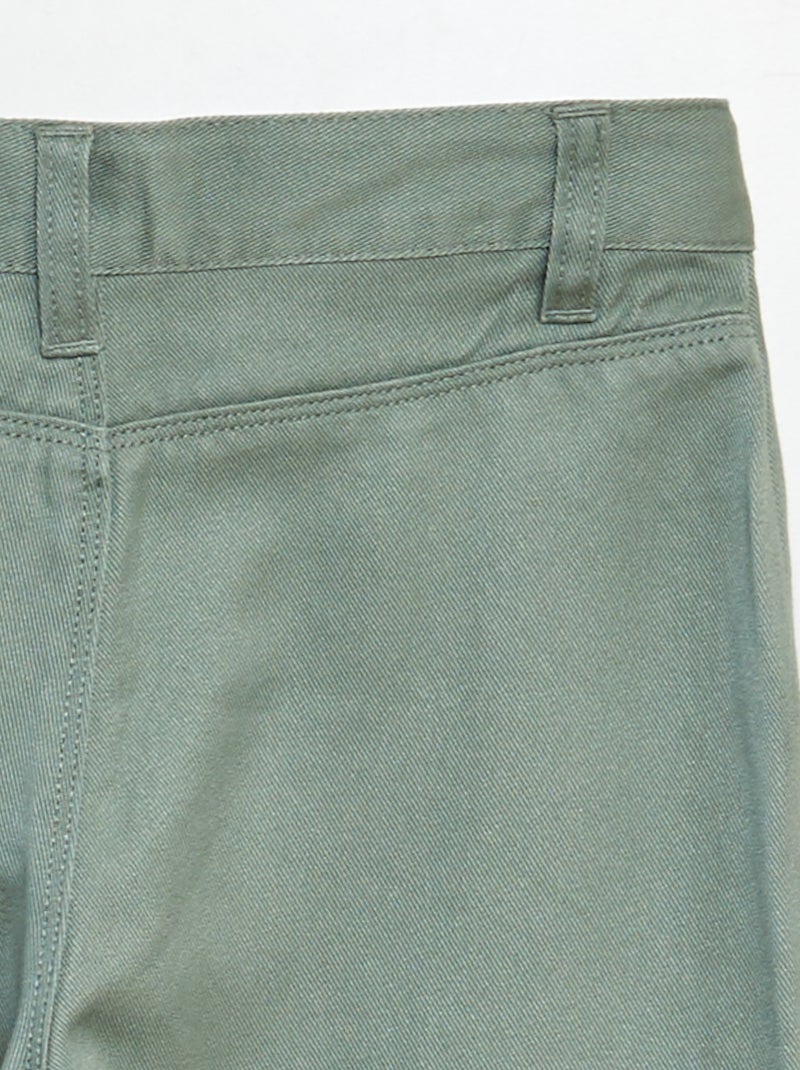 Pantaloni in twill multitasche BLU - Kiabi