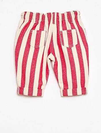 Pantaloni in twill paperbag