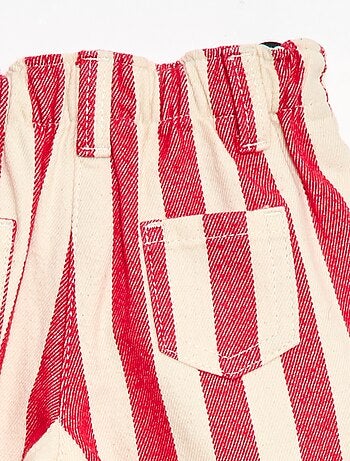 Pantaloni in twill paperbag