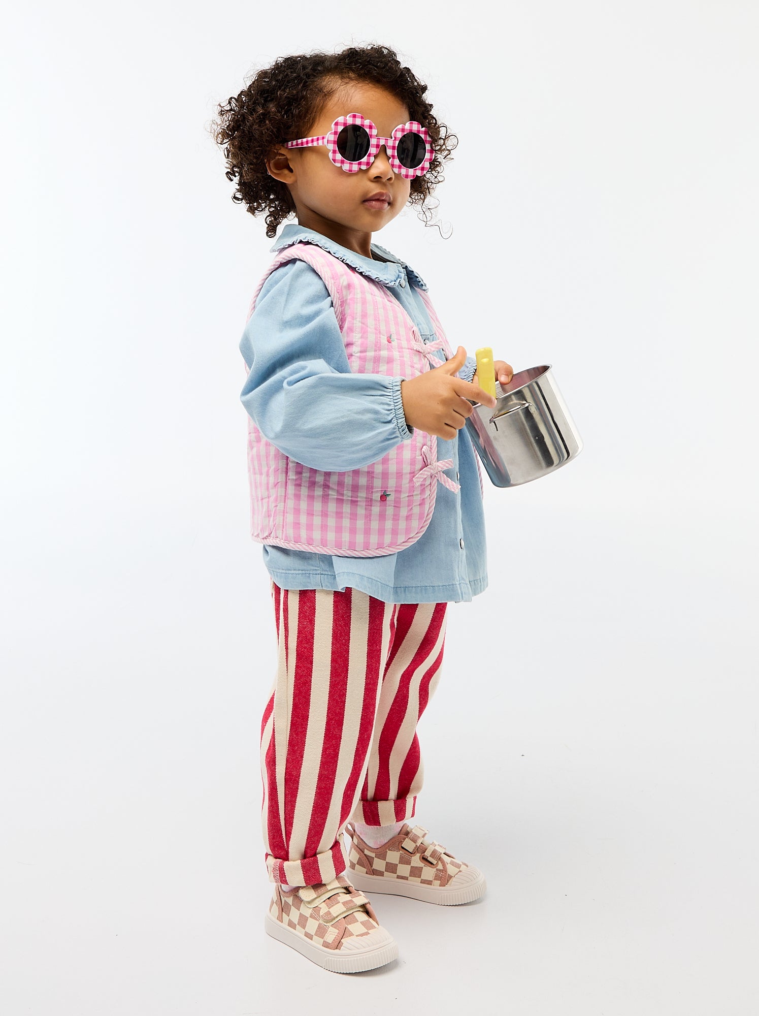 Pantaloni in twill paperbag