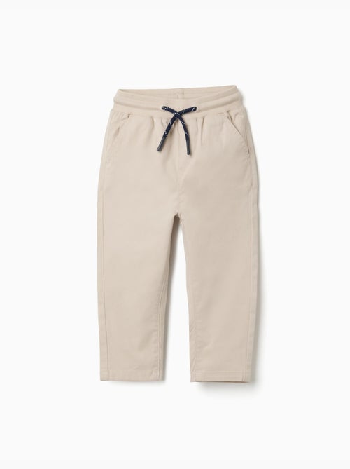 Pantaloni in twill slim fit con coulisse - Kiabi