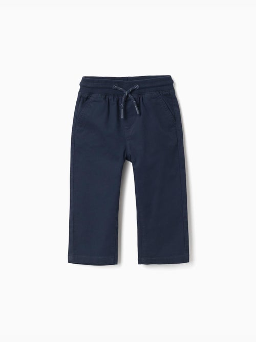 Pantaloni in twill slim fit con coulisse - Kiabi