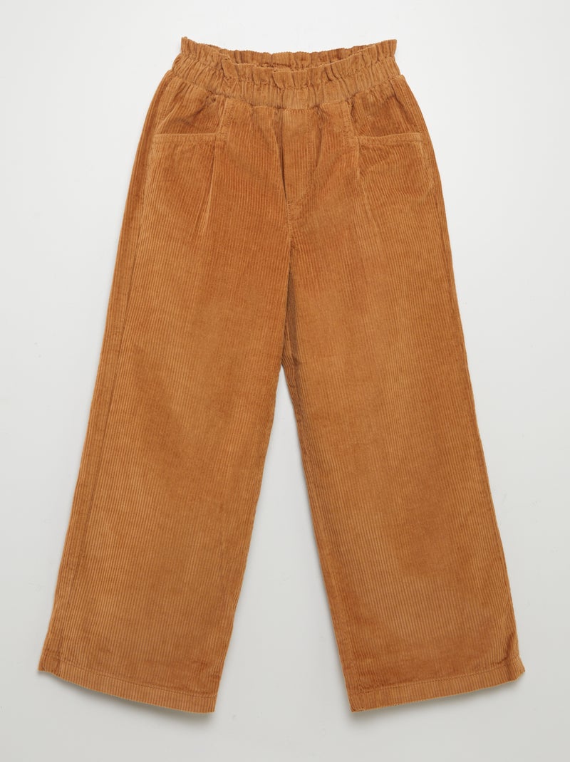 Pantaloni in velluto a coste ARANCIONE - Kiabi