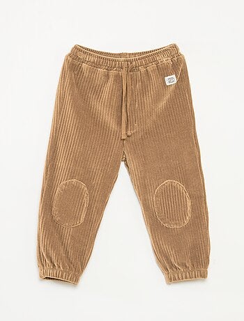 Pantaloni in velluto a coste con vita elasticizzata