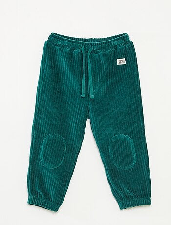 Pantaloni in velluto a coste con vita elasticizzata