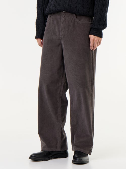 Pantaloni in velluto a coste - Kiabi Pantaloni in velluto a coste - Kiabi