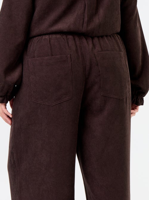 Pantaloni in velluto a coste - Kiabi Pantaloni in velluto a coste - Kiabi