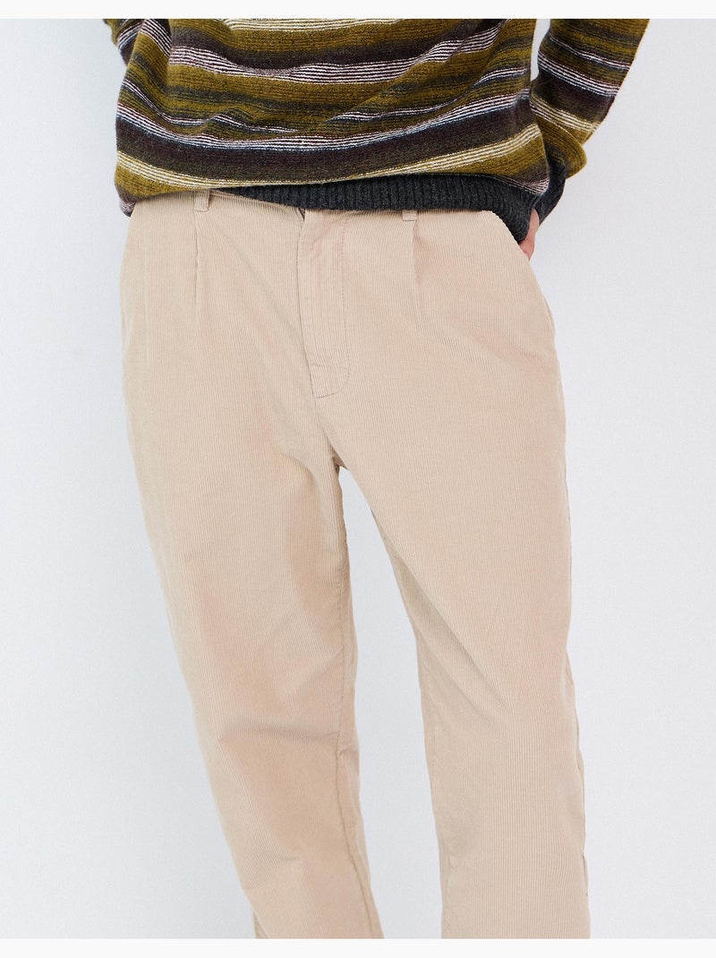 Pantaloni in velluto a coste, mo fashion Grigio - Kiabi