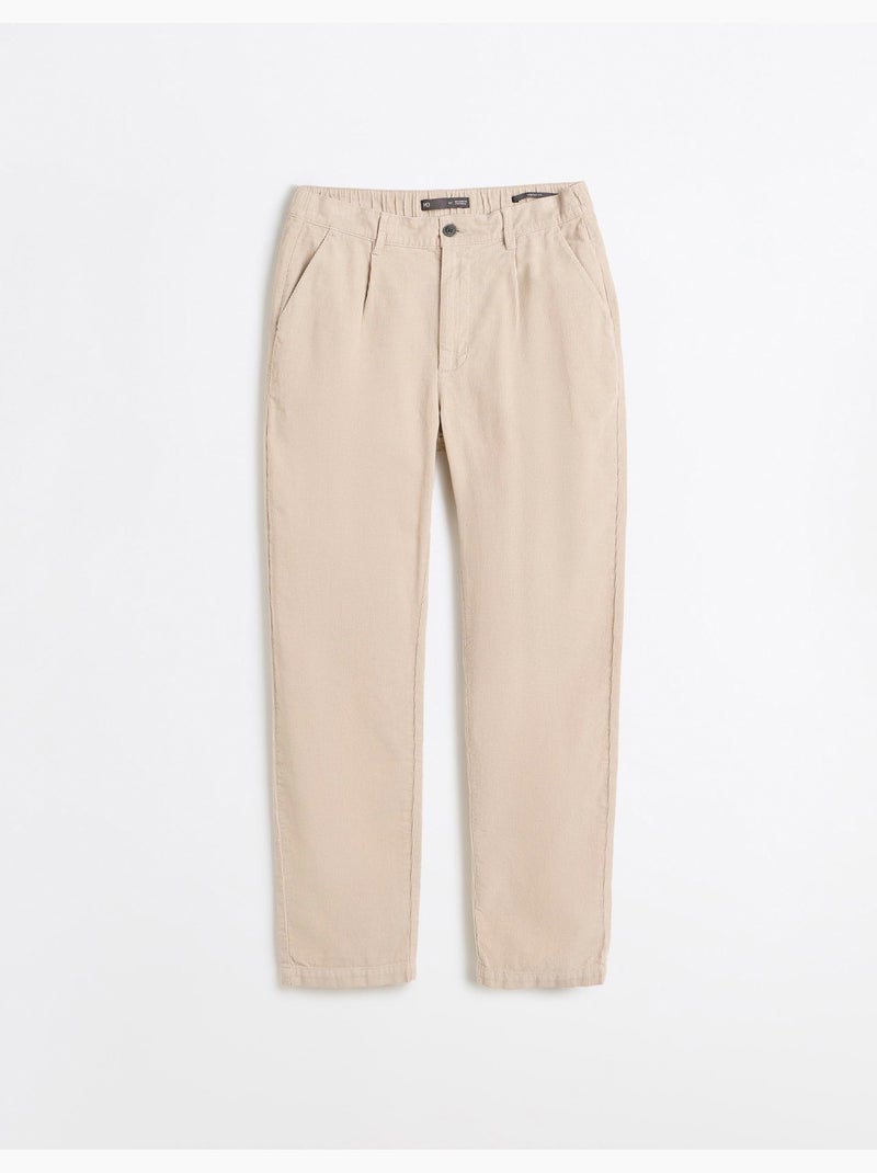 Pantaloni in velluto a coste, mo fashion Grigio - Kiabi