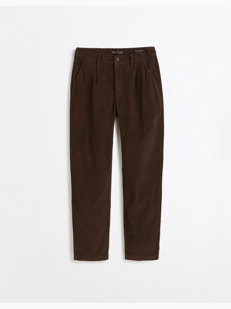 Pantaloni in velluto a coste, mo fashion Marrone - Kiabi