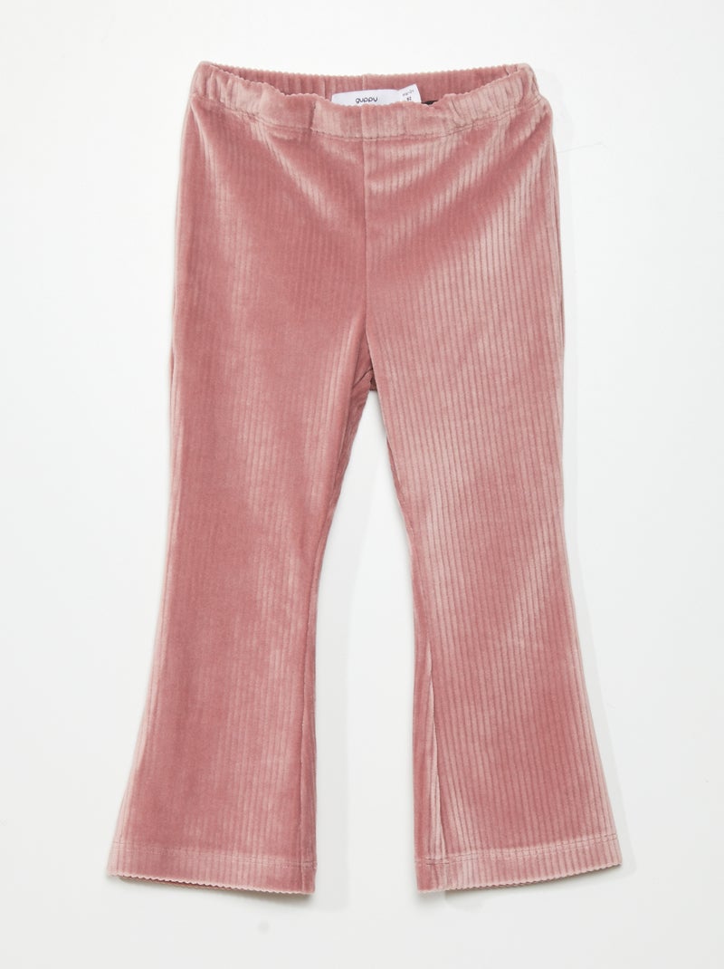 Pantaloni in velluto a coste ROSA - Kiabi