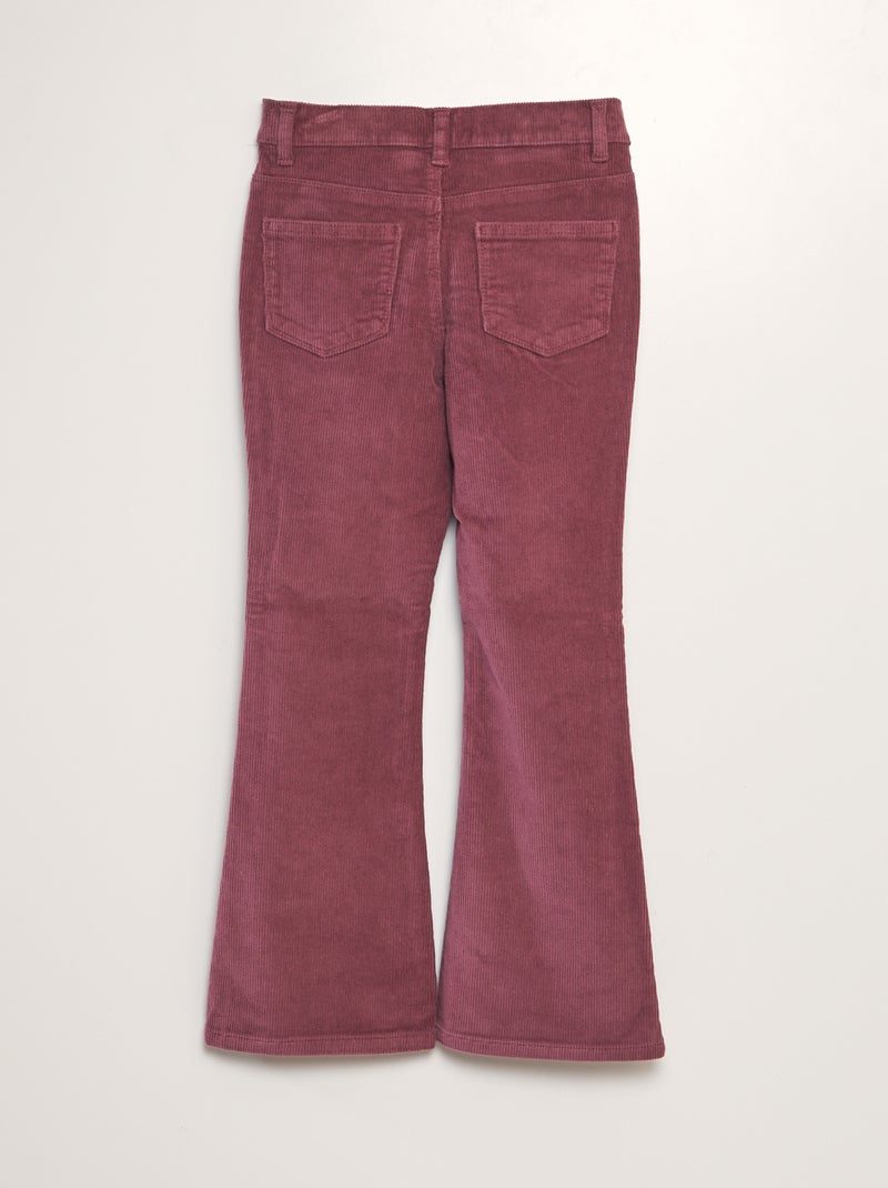 Pantaloni in velluto a coste ROSA - Kiabi