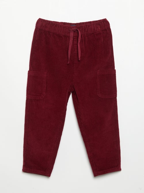 Pantaloni in velluto a coste - Kiabi