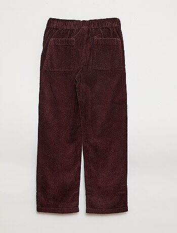 Pantaloni in velluto a coste