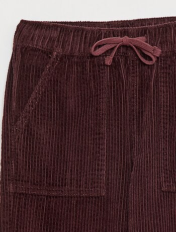 Pantaloni in velluto a coste