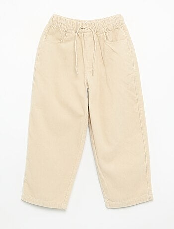 Pantaloni in velluto a costine