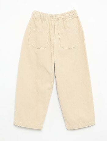 Pantaloni in velluto a costine