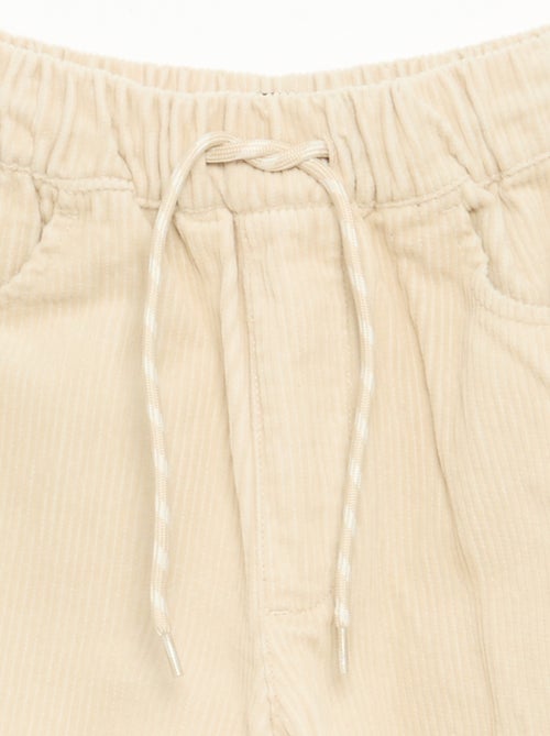 Pantaloni in velluto a costine - Kiabi