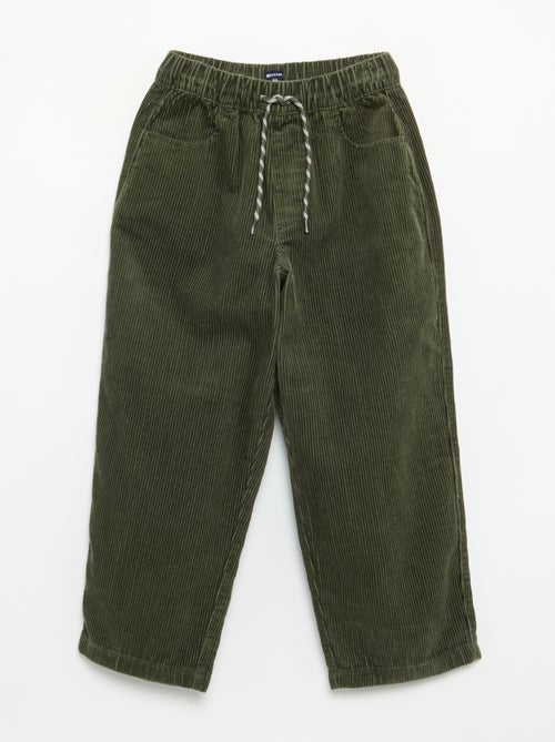 Pantaloni in velluto a costine - Kiabi