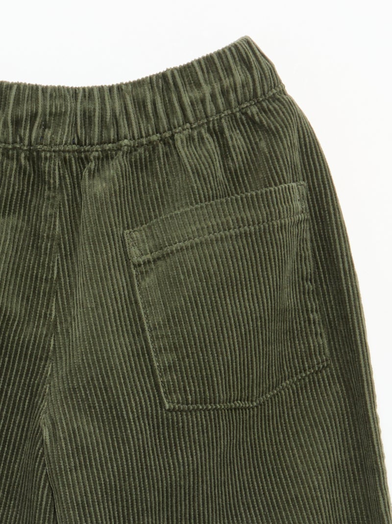 Pantaloni in velluto a costine Kaki - Kiabi