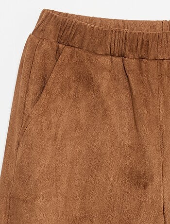 Pantaloni in velluto a gamba larga