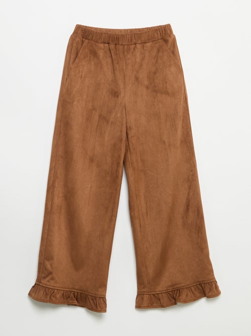 Pantaloni in velluto a gamba larga - Kiabi Pantaloni in velluto a gamba larga - Kiabi