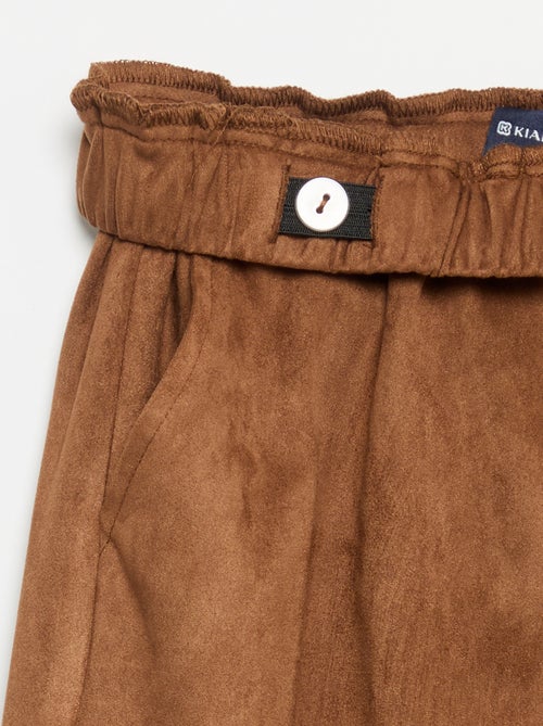 Pantaloni in velluto a gamba larga - Kiabi