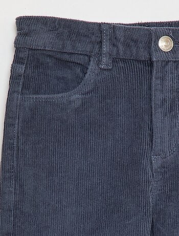 Pantaloni in velluto a zampa