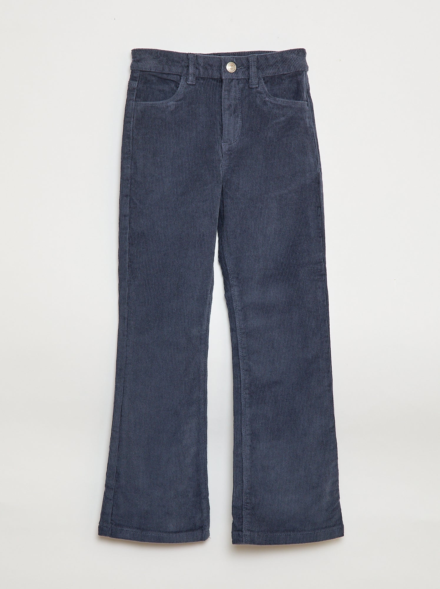 Pantaloni in velluto a zampa